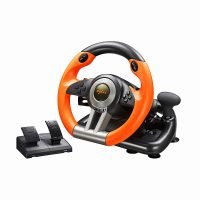 PXNV3II PC Racing Wheel, 180 grados Universal Usb Car Racing Game Volante con pedal